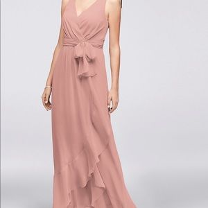 Light pink bridesmaid dress